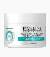 EVELINE COSMETICS 3D Collagen & Elastin Lift Intense Anti-Wrinkle Day/Night Cream 50ml