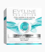 EVELINE COSMETICS 3D Collagen & Elastin Lift Intense Anti-Wrinkle Day/Night Cream 50ml