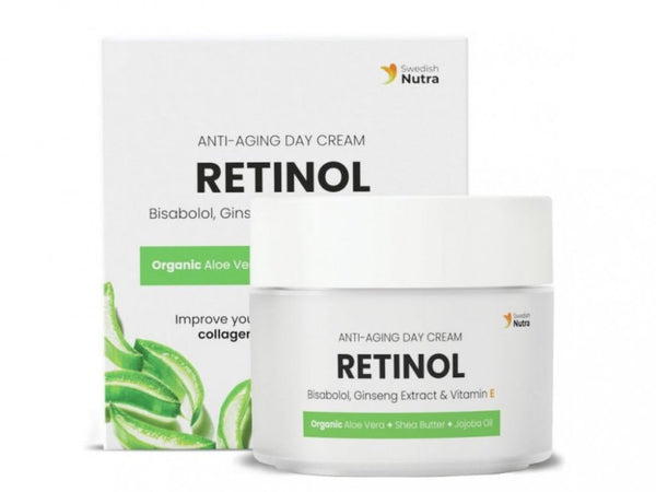 Swedish Nutra ORGANIC Anti-Aging Retinol Day Cream