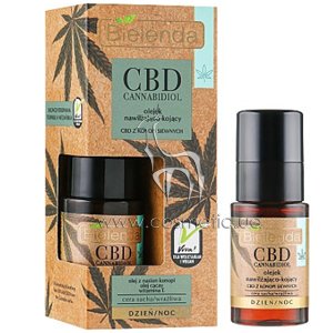 CBD Cannabidiol moisturizing and soothing face oil with CBD of Hemp for dry and sensitive skin 15 ml