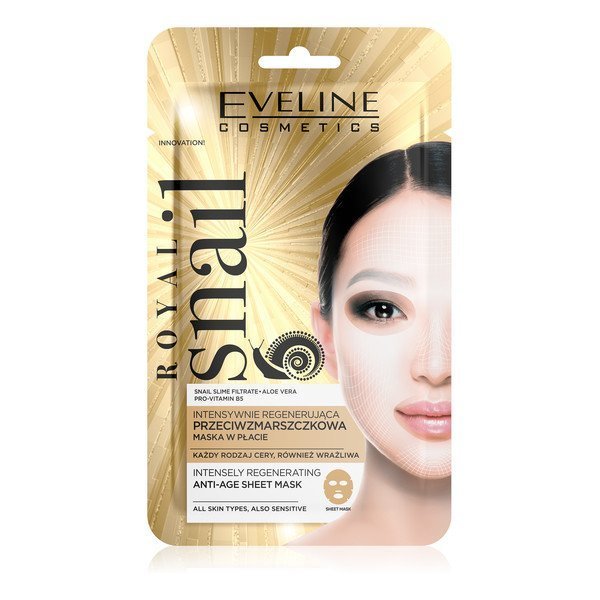 Eveline Royal Snail Intensively Regenerating Anti Wrinkle Sheet Mask