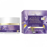 EVELINE COSMETICS Gold & Retinol Rejuvenating Power of 24K Gold Anti-Wrinkle Firming Day & Night Cream 50+