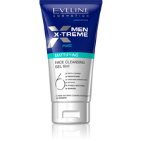 EVELINE MEN X-TREME MATTIFYING FACE CLEANSING GEL 6IN1 150M