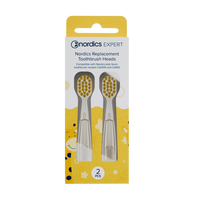 Replacement Heads for Kids Electric Toothbrush Nordics – YELLOW BRISTLES 'SOFT'