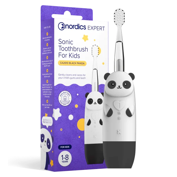 Nordics expert kids sonic character electric toothbrush ' PANDA'