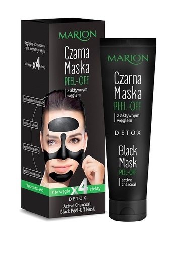 Marion Detox Black Peel-Off facial mask with activated charcoal 25 ml