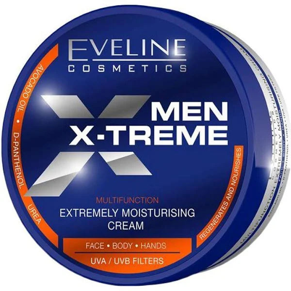 EVELINE - MEN X-TREME - Strongly moisturizing face, body and hand cream for men - 200 ml