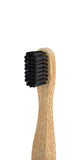 Nordics Adult Bamboo Toothbrush With Black Bristles.