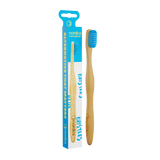 Nordics Adult Bamboo Toothbrush With Blue Bristles.