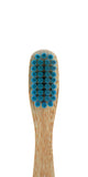 Nordics Adult Bamboo Toothbrush With Blue Bristles.