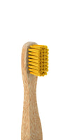 Nordics Adult Bamboo Toothbrush With Yellow Bristles.