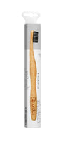 Nordics Adult Bamboo Toothbrush With Black Bristles.