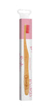 Nordics Adult Bamboo Toothbrush With Pink Bristles.