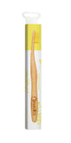 Nordics Adult Bamboo Toothbrush With Yellow Bristles.