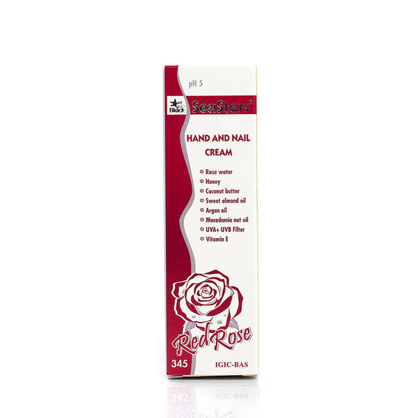 Red Rose Regenerating Hand & Nail Cream 75ml By Black Sea Stars