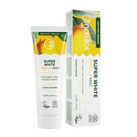 Nordics Organic Lemon And  Mint Whitening Toothpaste