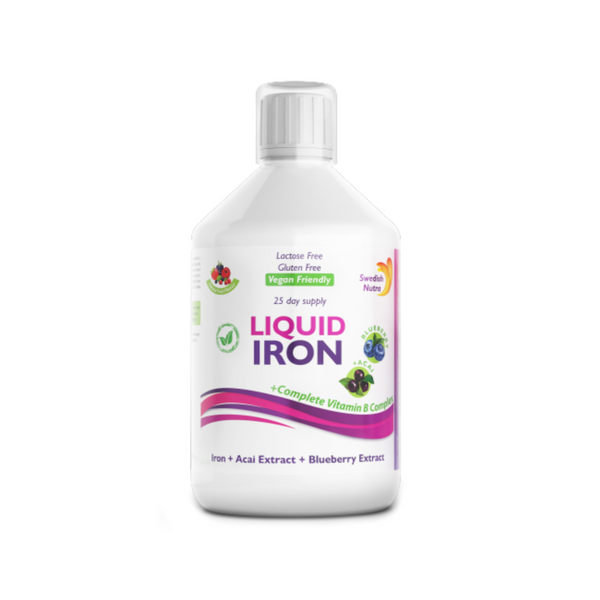 Swedish Nutra Liquid Iron Vegan Friendly