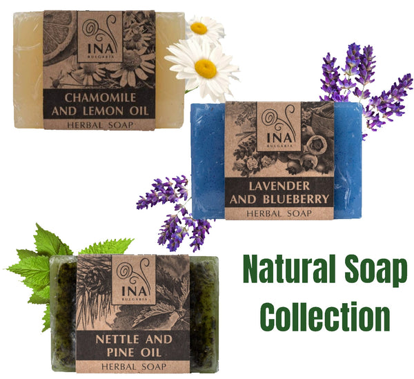 Natural Herbal Soap Collection