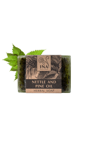 Herbal Soap for dermatitis and seborrhea with Nettle and Pine Oil