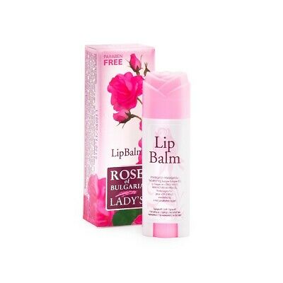 Moisturizing Rose of Bulgaria lip balm 5ml stick|